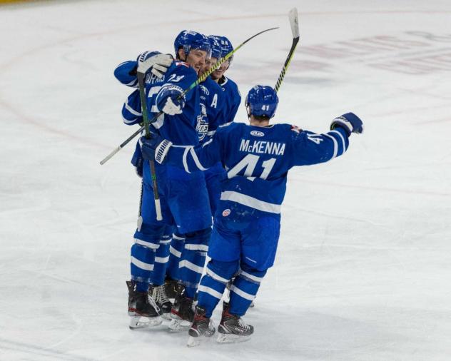 Wichita Thunder celebrate a goal
