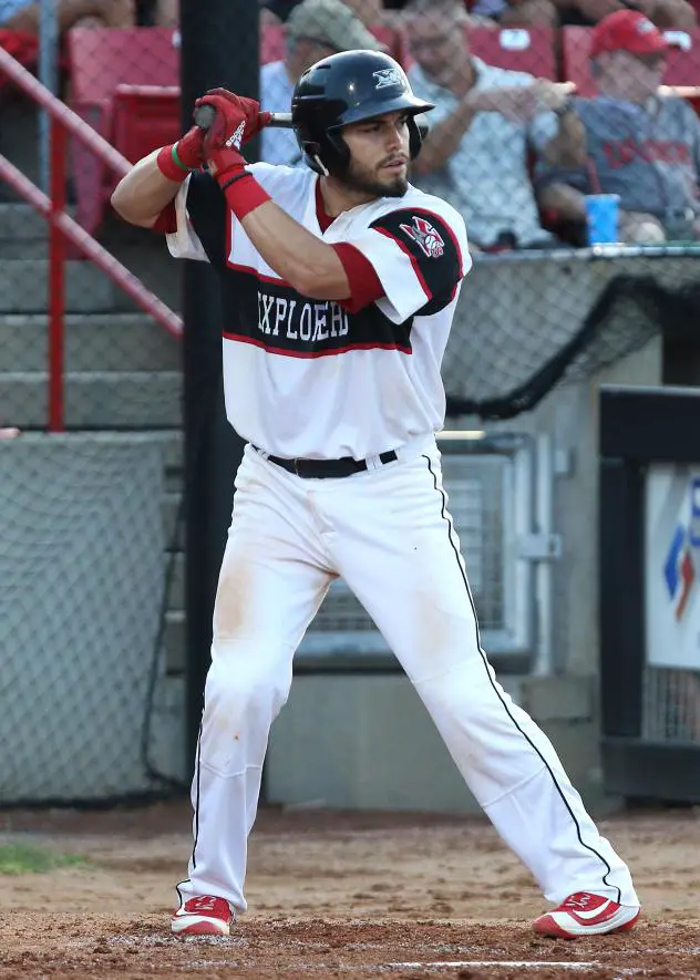 Sioux City Explorers catcher Justin Felix