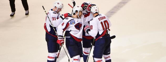 South Carolina Stingrays celebrate a goal