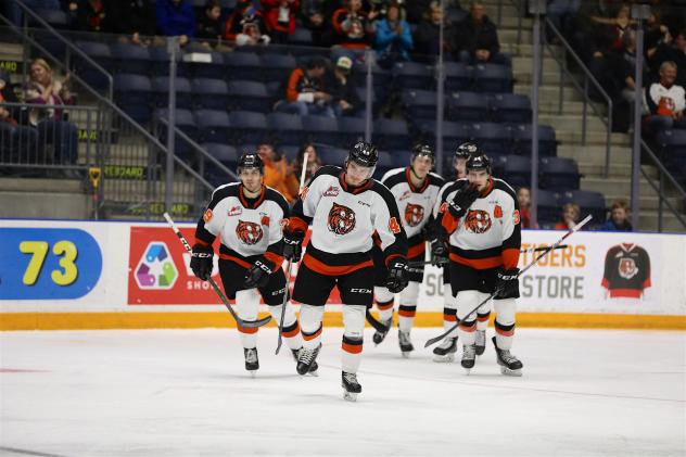 Forward Cole Sillinger with the Medicine Hat Tigers