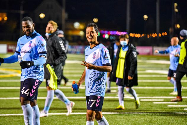 Forward Madison FC left back Jiro Barriga Toyama