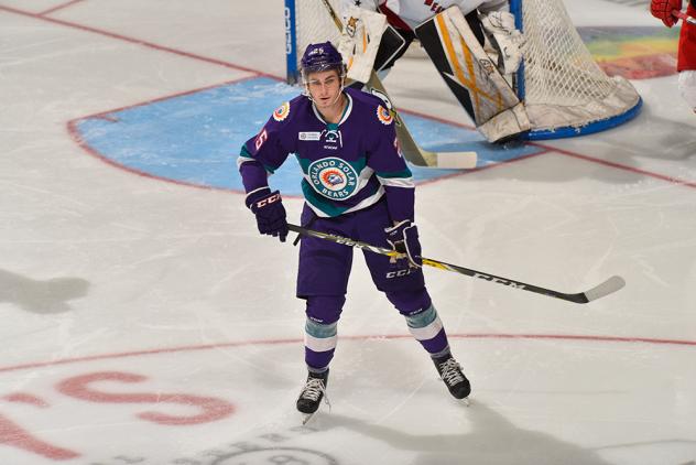 Mason Marchment with the Orlando Solar Bears during the 2016-17 season