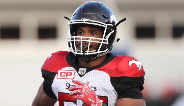 Calgary Stampeders linebacker Jameer Thurman