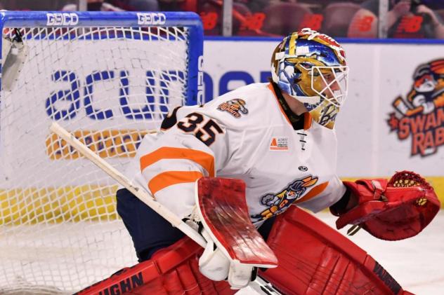 Greenville Swamp Rabbits goaltender Ryan Bednard