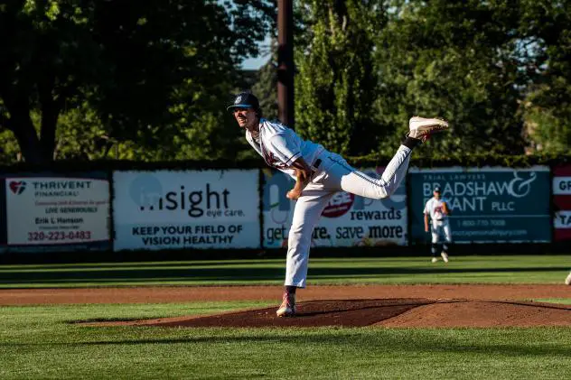 St. Cloud Rox pitcher Trevor Koenig