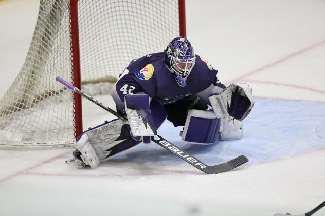 Tri-City Storm goaltender Todd Scott