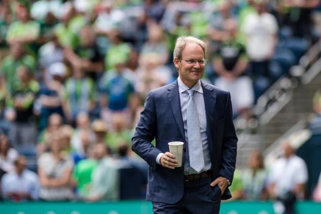 Seattle Sounders FC head coach Brian Schmetzer