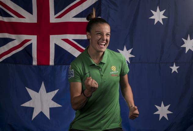 Australian National Team midfielder Chloe Logarzo