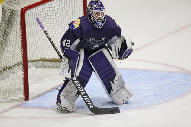 Tri-City Storm goaltender Todd Scott