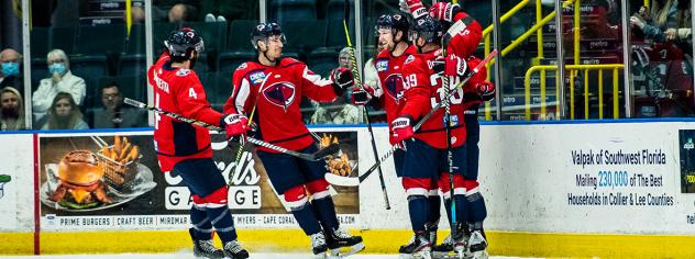 South Carolina Stingrays exchange congratulations