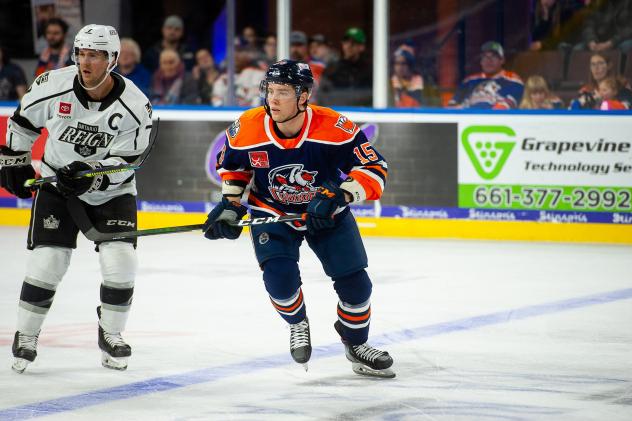 Forward Miles Koules with the Bakersfield Condors