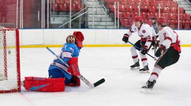 New Jersey Titans score vs. the Maine Nordiques