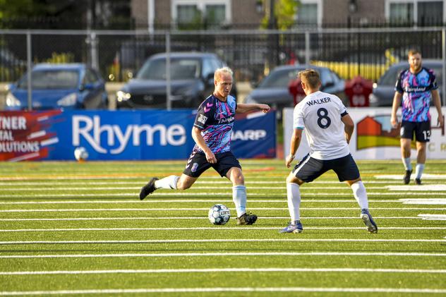 Forward Madison FC defensive midfielder Eric Leonard