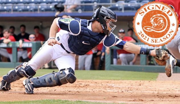 Long Island Ducks catcher Sal Giardina