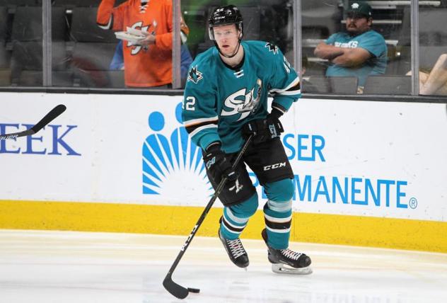 Vladislav Kotkov with the San Jose Barracuda