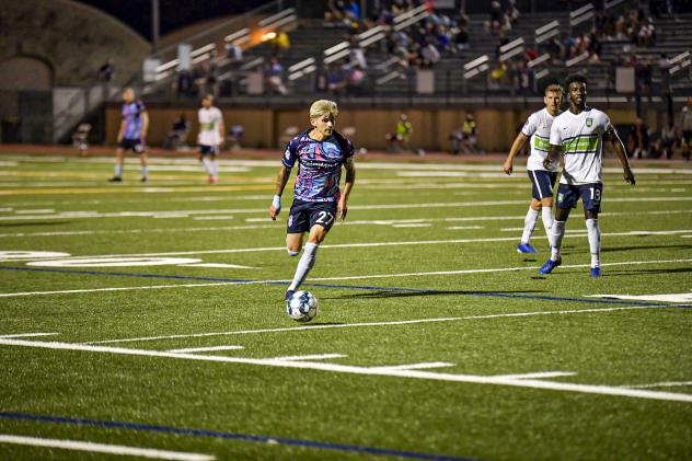 Forward Madison FC defender Christian Diaz