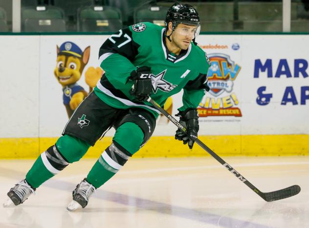 Forward Michael Mersch with the Texas Stars