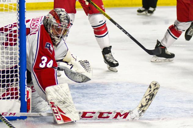 Allen Americans goaltender Jake Paterson