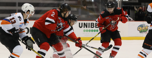 Binghamton Devils battle the Lehigh Valley Phantoms
