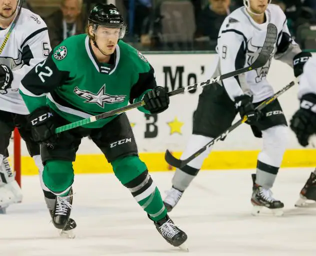 Texas Stars forward Rhett Gardner