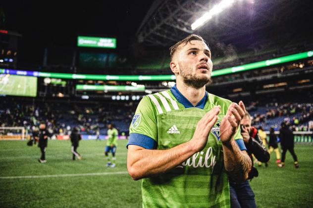 Seattle Sounders FC forward Jordan Morris