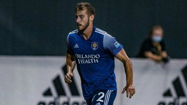 Defender Nick O'Callaghan with Orlando City B