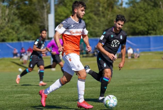 Forge FC Hamilton midfielder Paolo Sabak