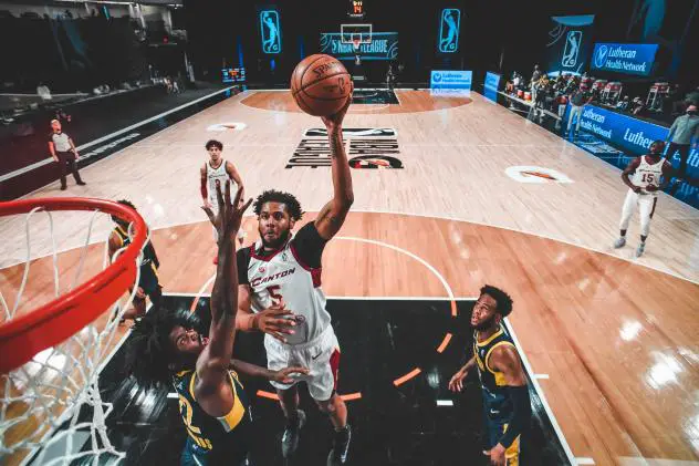 Canton Charge center Marques Bolden eyes the hoop vs. the Fort Wayne Mad Ants