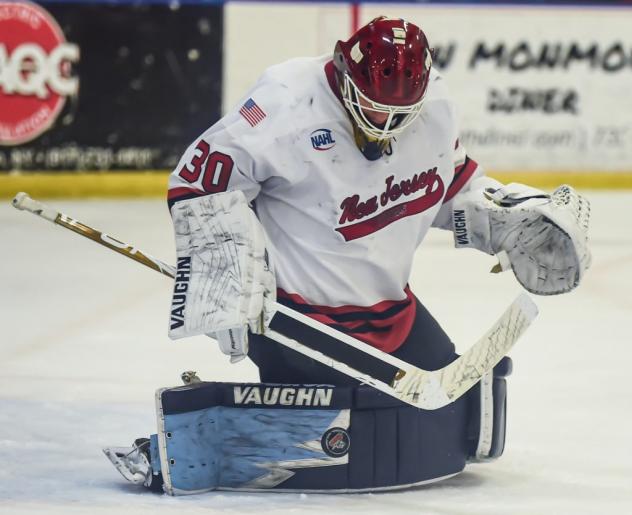 New Jersey Titans goaltender Christian Stoever