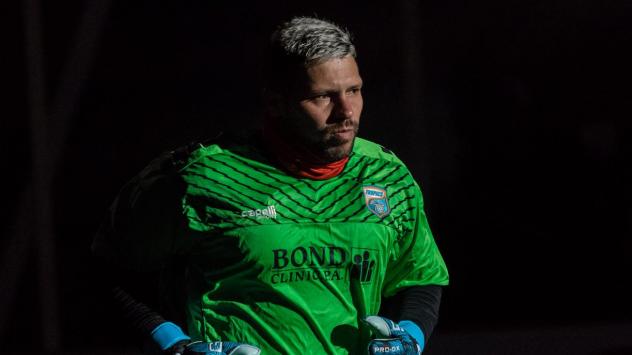 Florida Tropics goalkeeper Hugo Silva
