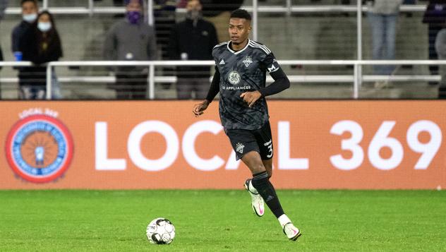 Louisville City FC defender Alexis Souahy