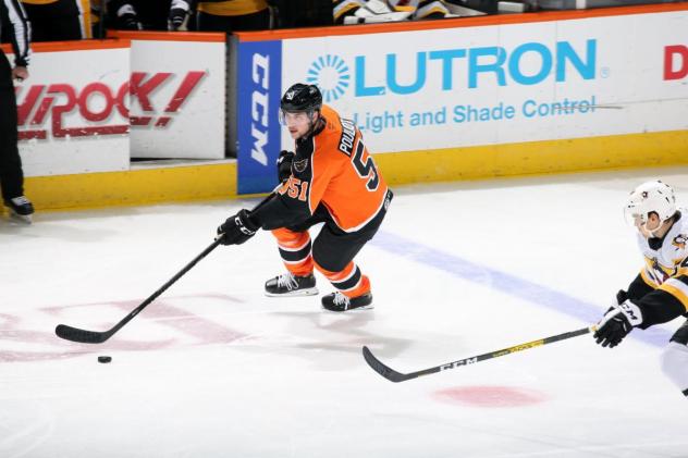 Lehigh Valley Phantoms defenseman Derrick Pouliot