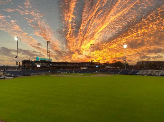 Atrium Health Ballpark, home of the Kannapolis Cannon Ballers