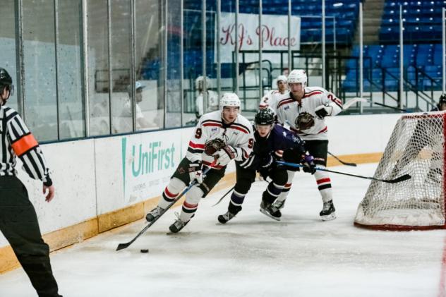 Odessa Jackalopes forward Lucas Coon vs. the Lone Star Brahmas