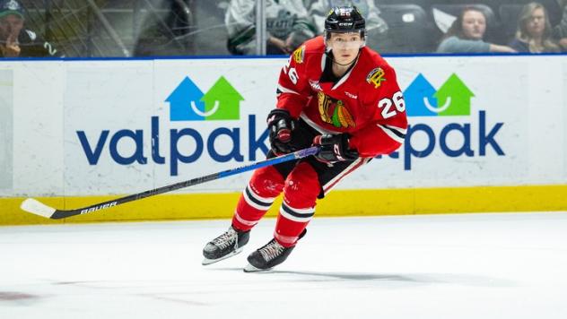Portland Winterhawks right wing Mason Mannek
