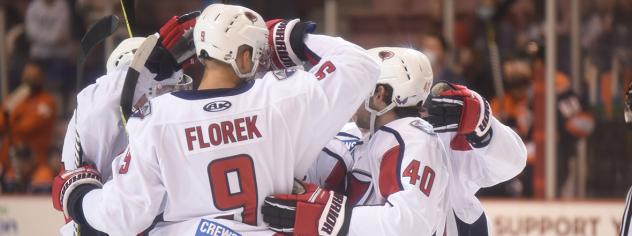 South Carolina Stingrays celebrate a goal