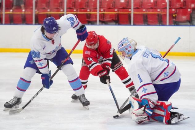 New Jersey Titans test the Maine Nordiques