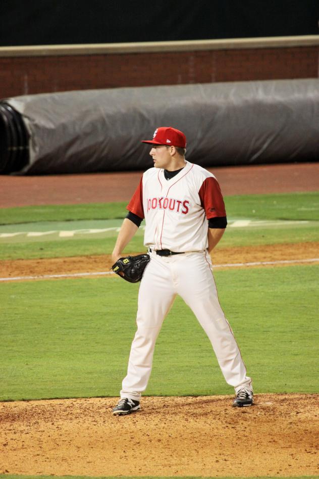 Pitcher Luke Westphal with the Chattanooga Lookouts