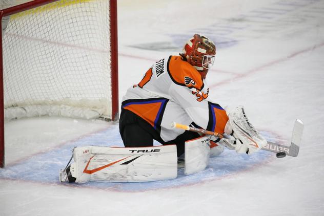 Lehigh Valley Phantoms goaltender Felix Sandstrom