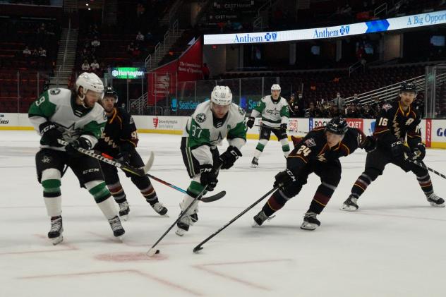 Texas Stars Falter battle the Cleveland Monsters