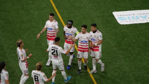 Ontario Fury exchange high fives
