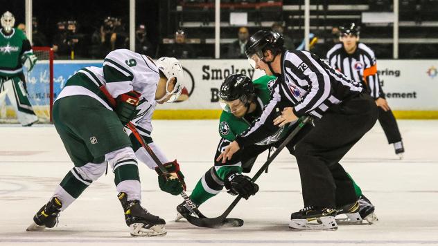Texas Stars face off with the Iowa Wild