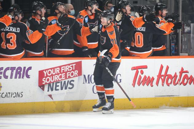 Lehigh Valley Phantoms forward Tyson Foerster