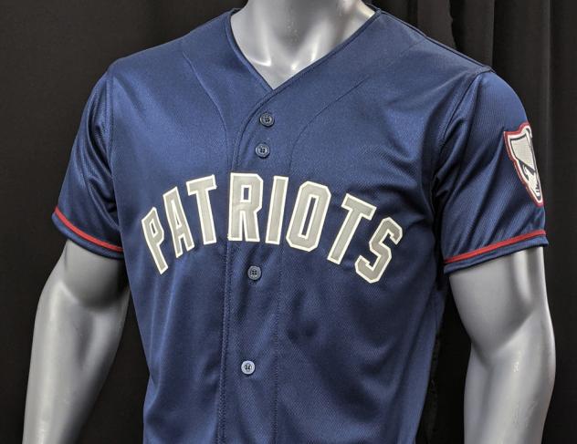 Somerset Patriots blue alternate jersey