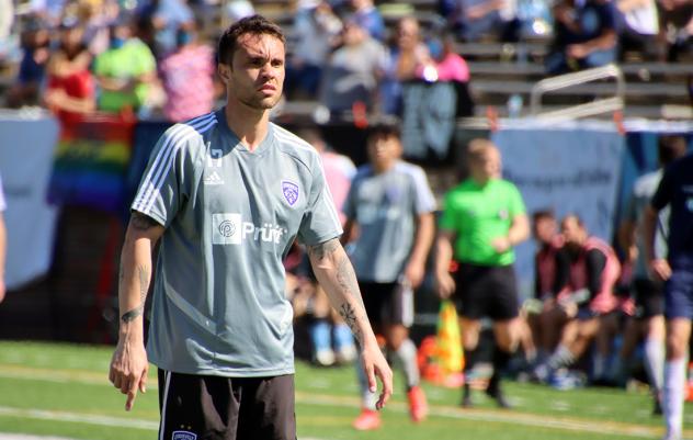 Louisville City FC in preseason action against Chattanooga FC