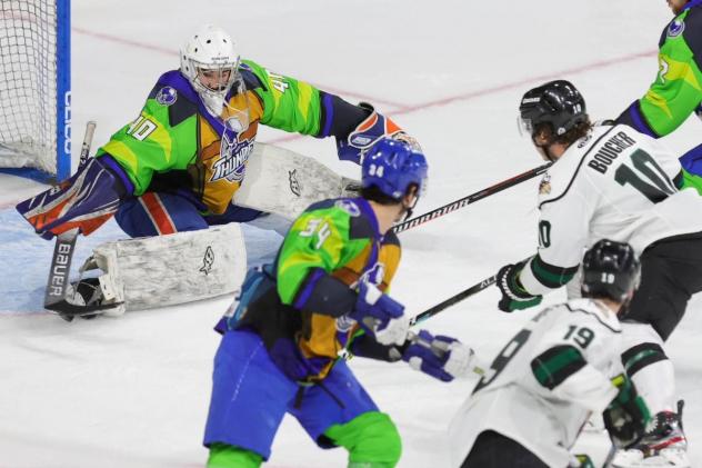 Wichita Thunder goaltender Evan Buitenhuis