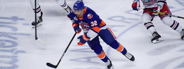 Forward Yanick Turcotte with the Bridgeport Sound Tigers