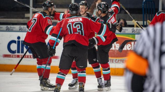 Columbus River Dragons celebrate