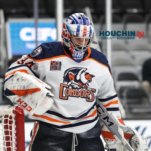 Bakersfield Condors goaltender Stuart Skinner