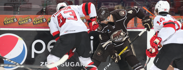 Binghamton Devils battle the Hershey Bears